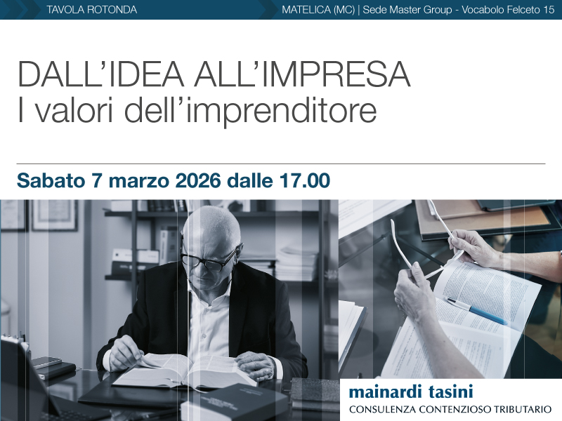 Dall&rsquo;idea all&rsquo;impresa, i valori dell&rsquo;imprenditore