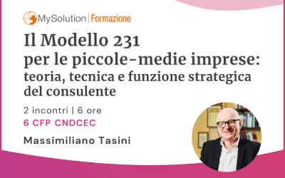 Il Modello 231 per le piccole-medie imprese: teoria, tecnica e funzione strategica del consulente