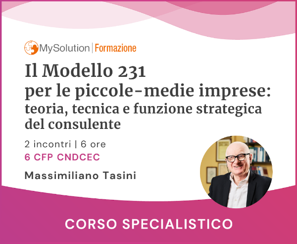 Il Modello 231 per le piccole-medie imprese: teoria, tecnica e funzione strategica del consulente